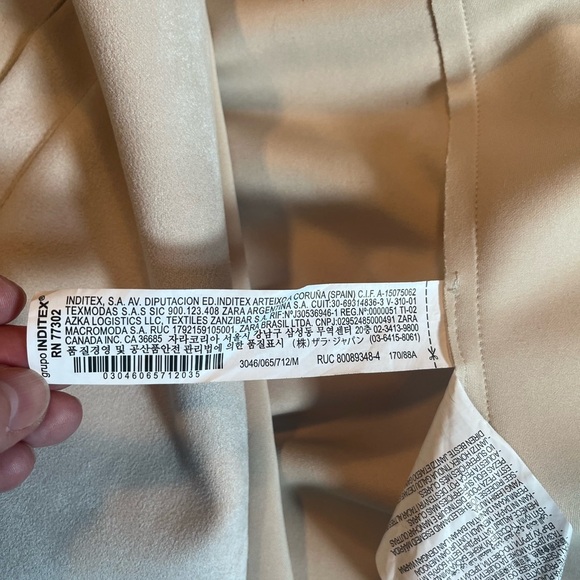 Zara Faux Suede Hooded and Belted Jacket - Picture 10 of 15